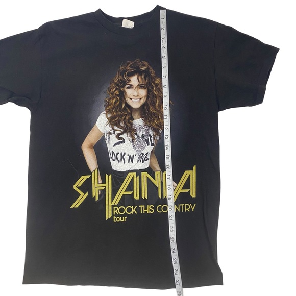 Shania Twain Rock This Country Tour Short Sleeve Tee - Size M - Picture 5 of 5